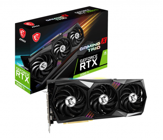 MSI GeForce RTX 3080 Ti GAMING X TRIO LHR 12GB GDDR6X - 655242 - zdjęcie